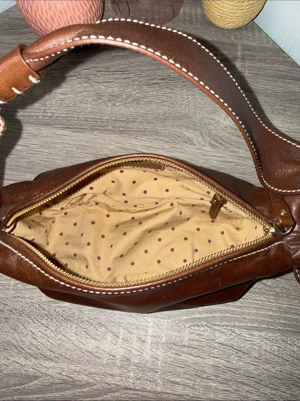 Kate Spade Mini Gabi Brown Shoulder Bag